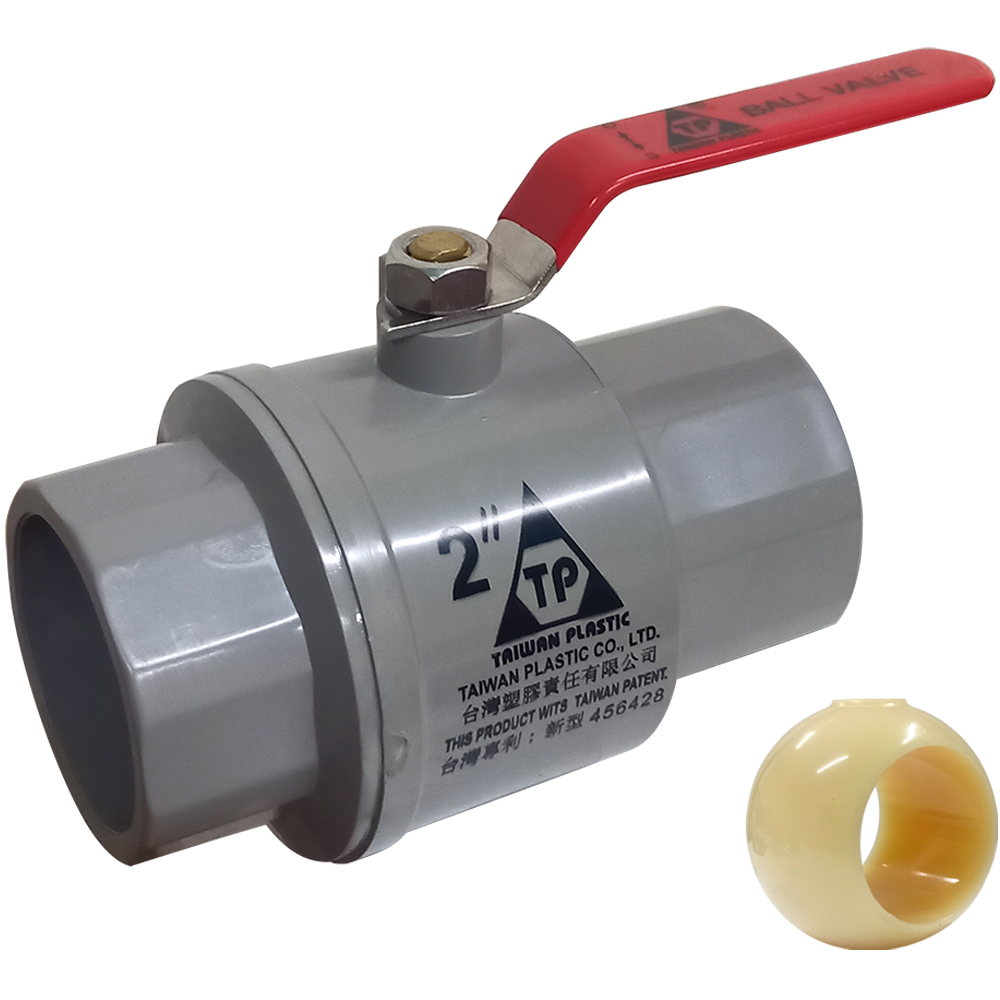 NB (Stainless steel hand valve with plastic ball)